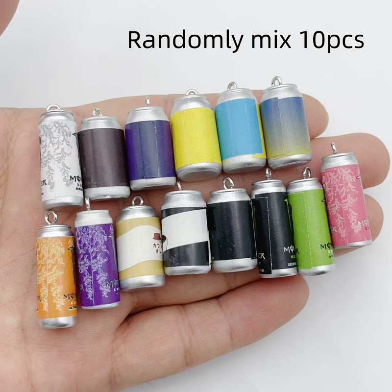 Jewelry Making - 10Pcs Mini Simulation Beverage Can Resin
