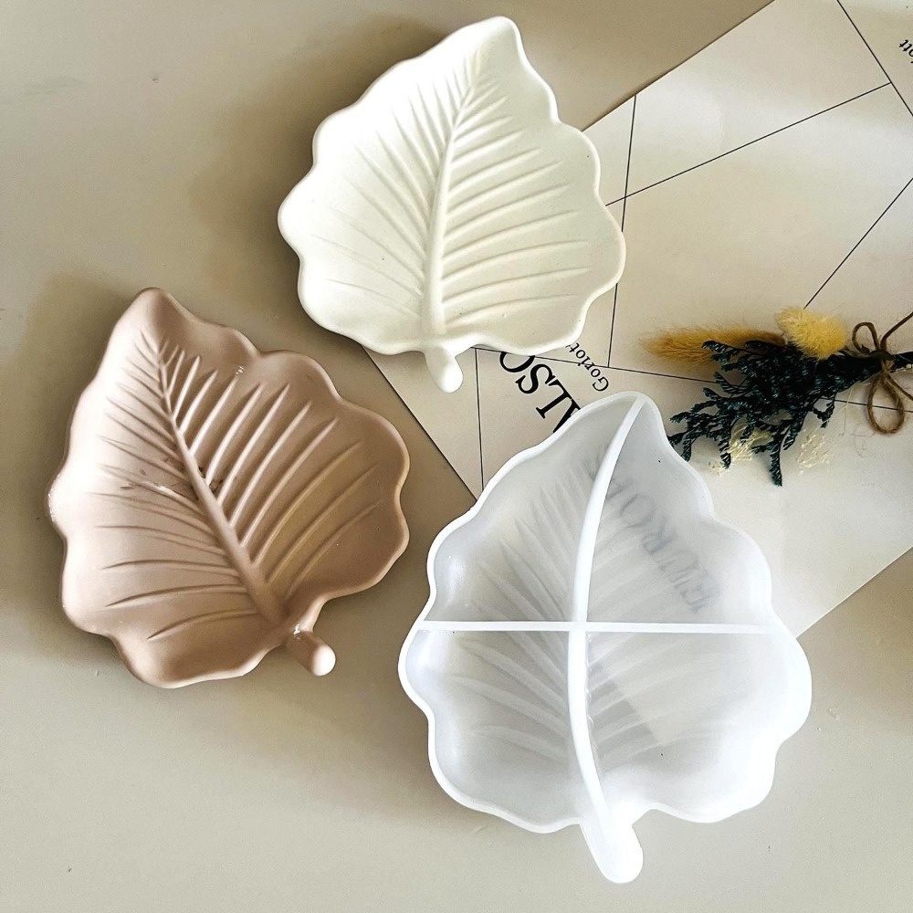 Jewelry Making Board - Leaf-shaped tray mold, leaf-shaped board silicone