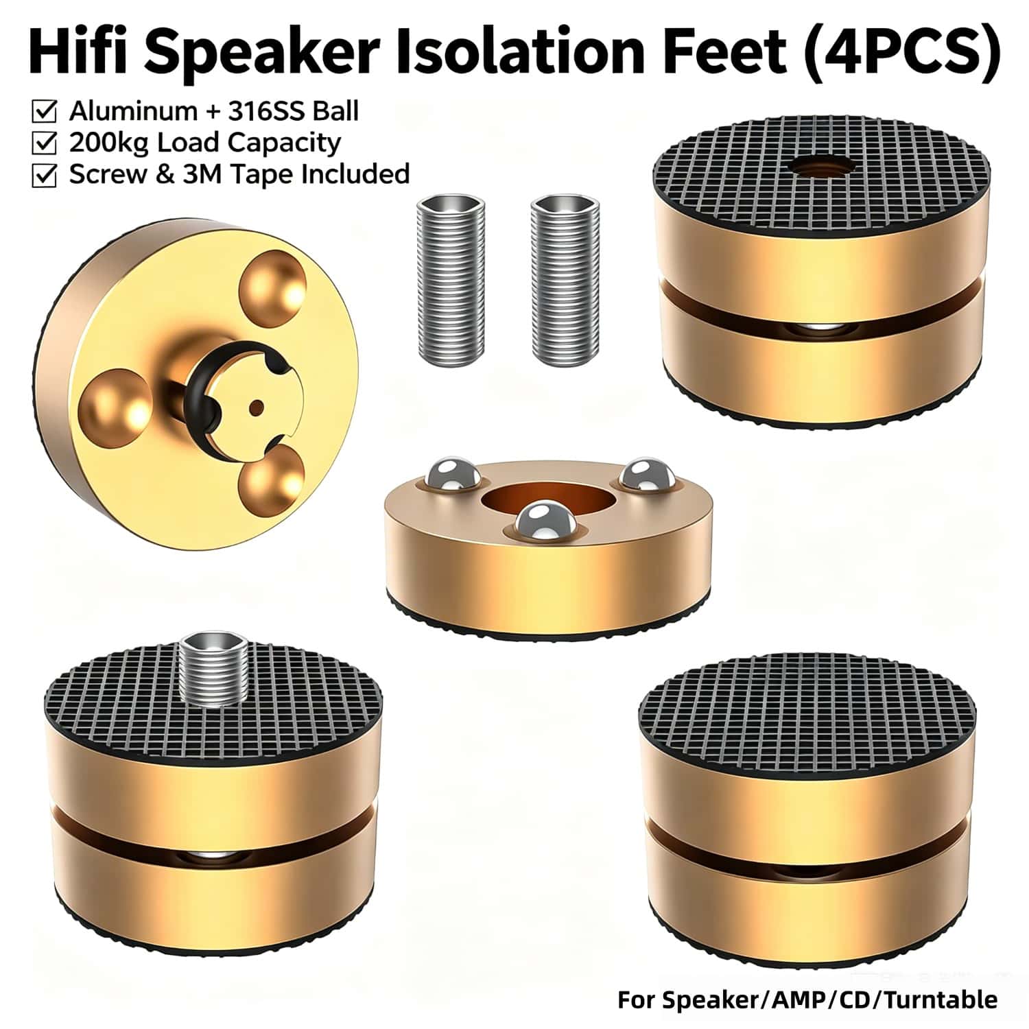 Jewelry Making Board - 4Pcs HIFI Audio Speakers Amplifier Chassis