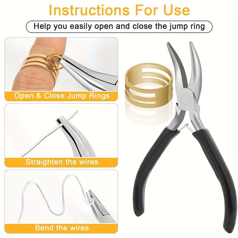 2pcs Curved Mouth Pliers Pink/ - Jewelry Making Pliers ulasan dan harga