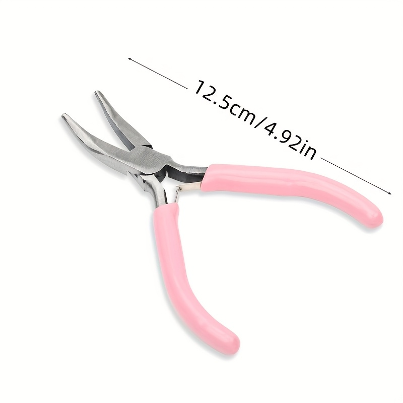 2pcs Curved Mouth Pliers Pink/ - Jewelry Making Pliers ulasan dan harga