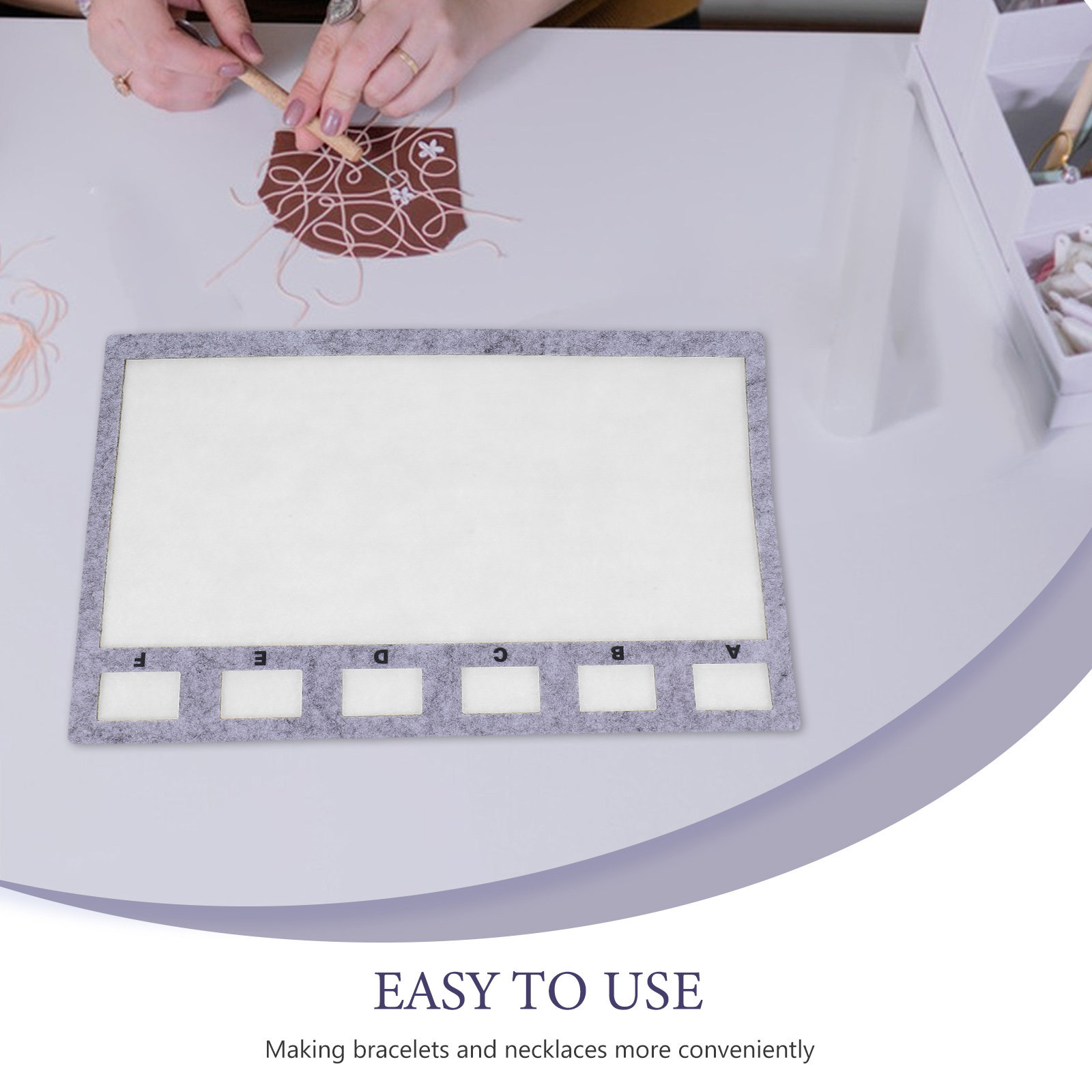 Felt Bead Mat Bracelet Bead Bo - Jewelry Making Board ulasan dan harga