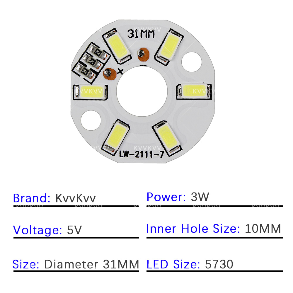 10PCS LED 5V 3W Color Lamp Bea - Jewelry Making Board ulasan dan harga