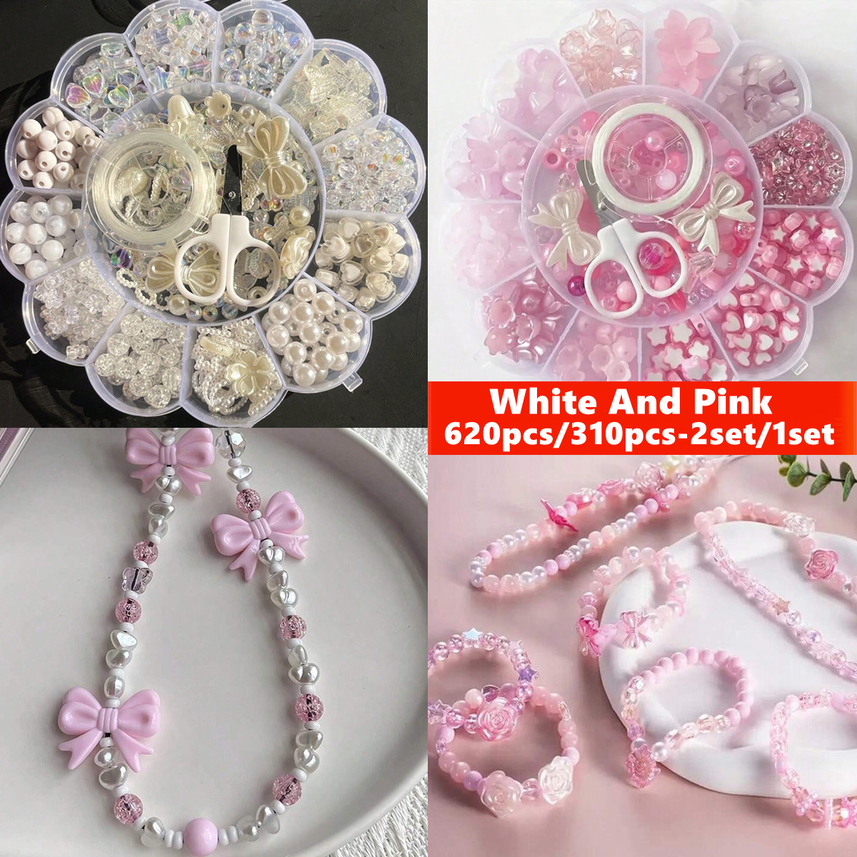 2Set/1Set 13 Grids Acrylic Flo - Jewelry Making For Adults ulasan dan harga