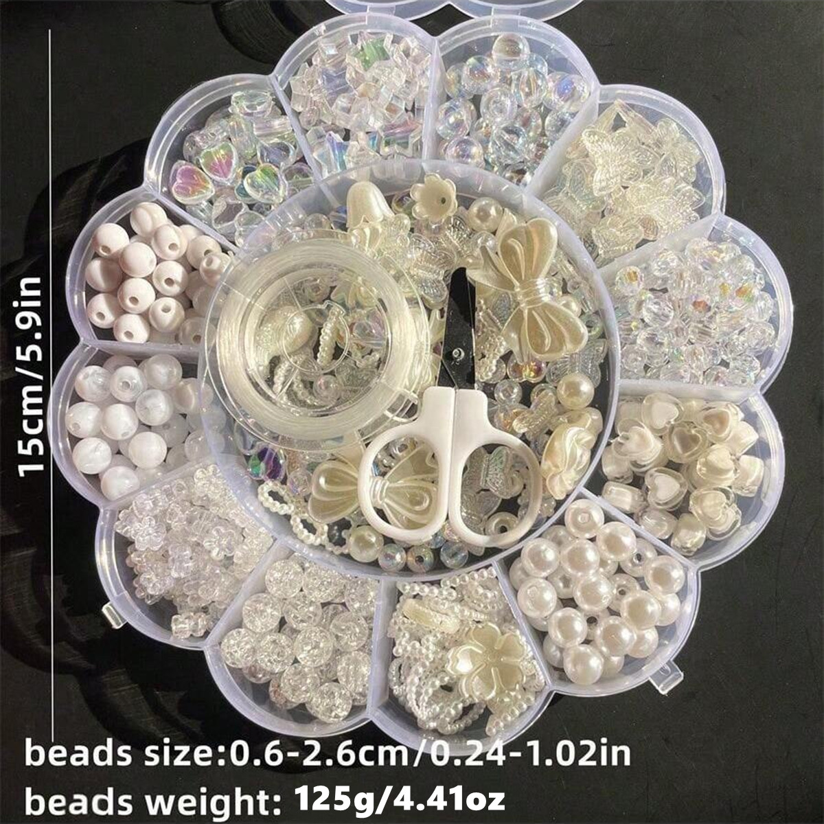 2Set/1Set 13 Grids Acrylic Flo - Jewelry Making For Adults ulasan dan harga