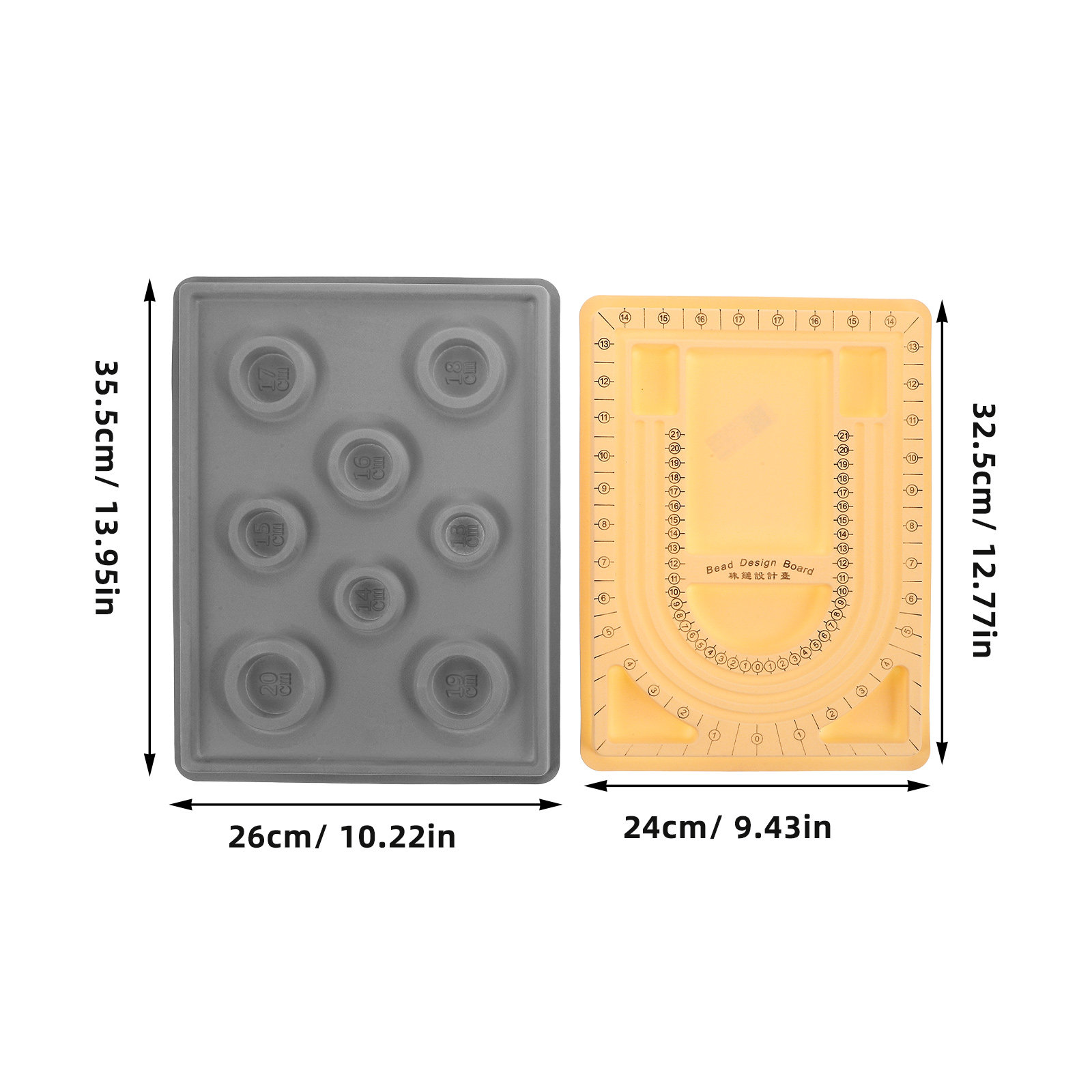 2Pcs Jewelry Making Bead Board - Jewelry Making Board ulasan dan harga