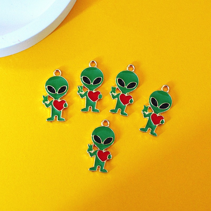 10pcs Simple Alien Alloy Drip  - Jewelry Making ulasan dan harga