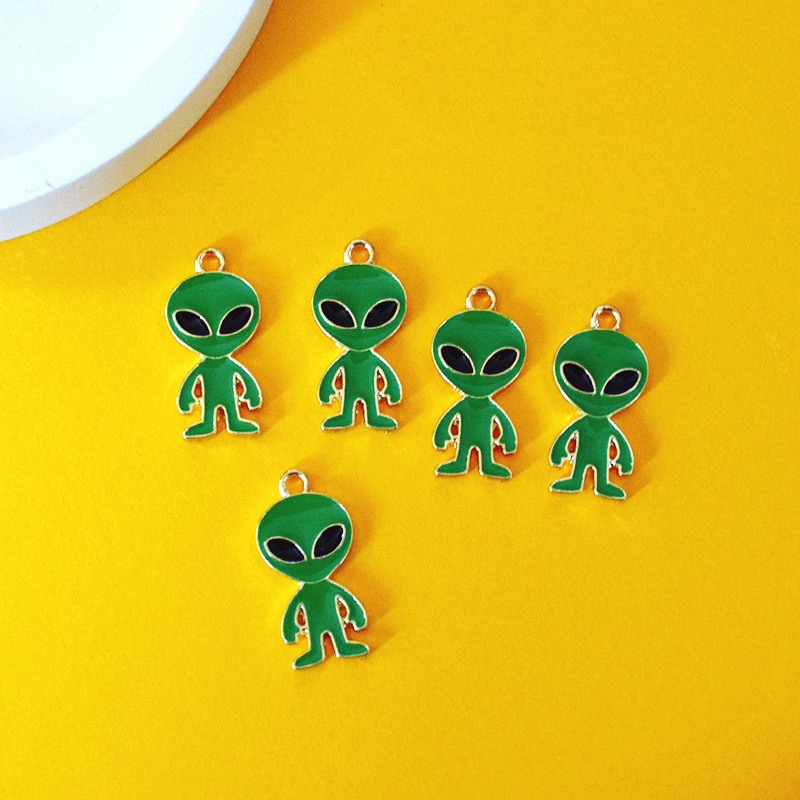 10pcs Simple Alien Alloy Drip  - Jewelry Making ulasan dan harga