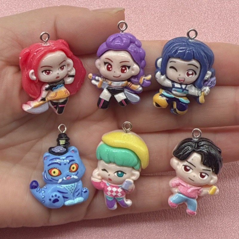 10pcs resin cartoon pendant, D - Jewelry Making ulasan dan harga