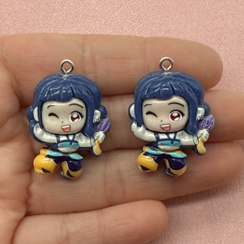 10pcs resin cartoon pendant, D - Jewelry Making ulasan dan harga