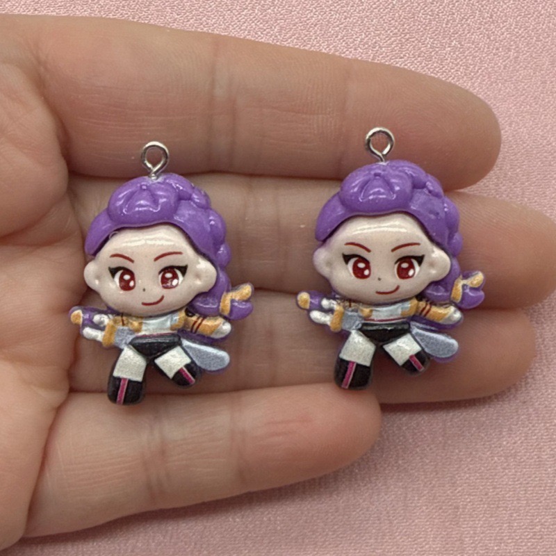 10pcs resin cartoon pendant, D - Jewelry Making ulasan dan harga