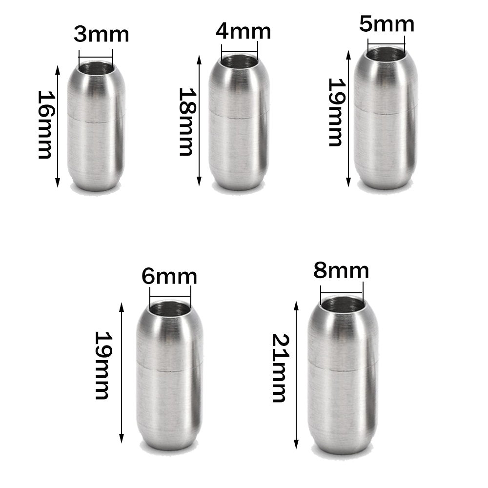 2pcs Stainless Steel Magnetic  - Jewelry Making For Adults ulasan dan harga