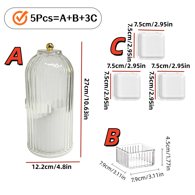 5-Piece Set, 360-Degree Rotati - Jewelry Making Board ulasan dan harga