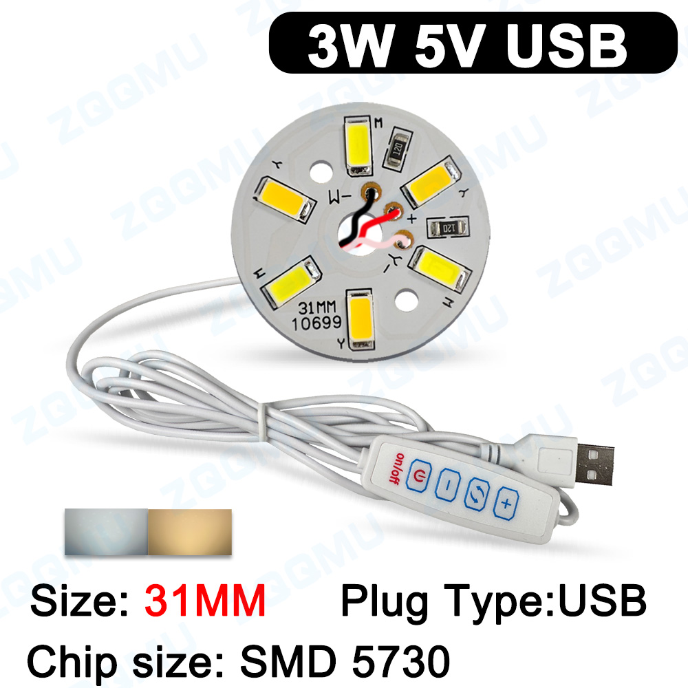 USB LED Light board DC5V 3W 6W - Jewelry Making Board ulasan dan harga