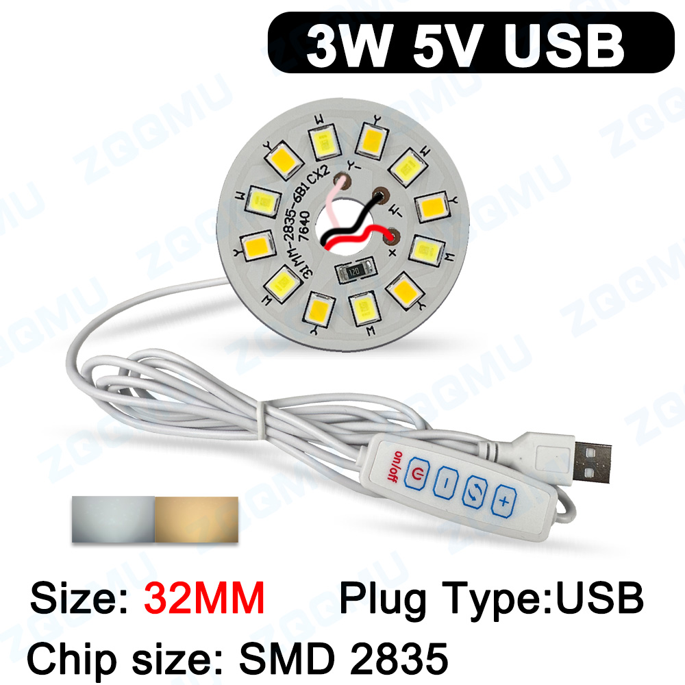 USB LED Light board DC5V 3W 6W - Jewelry Making Board ulasan dan harga