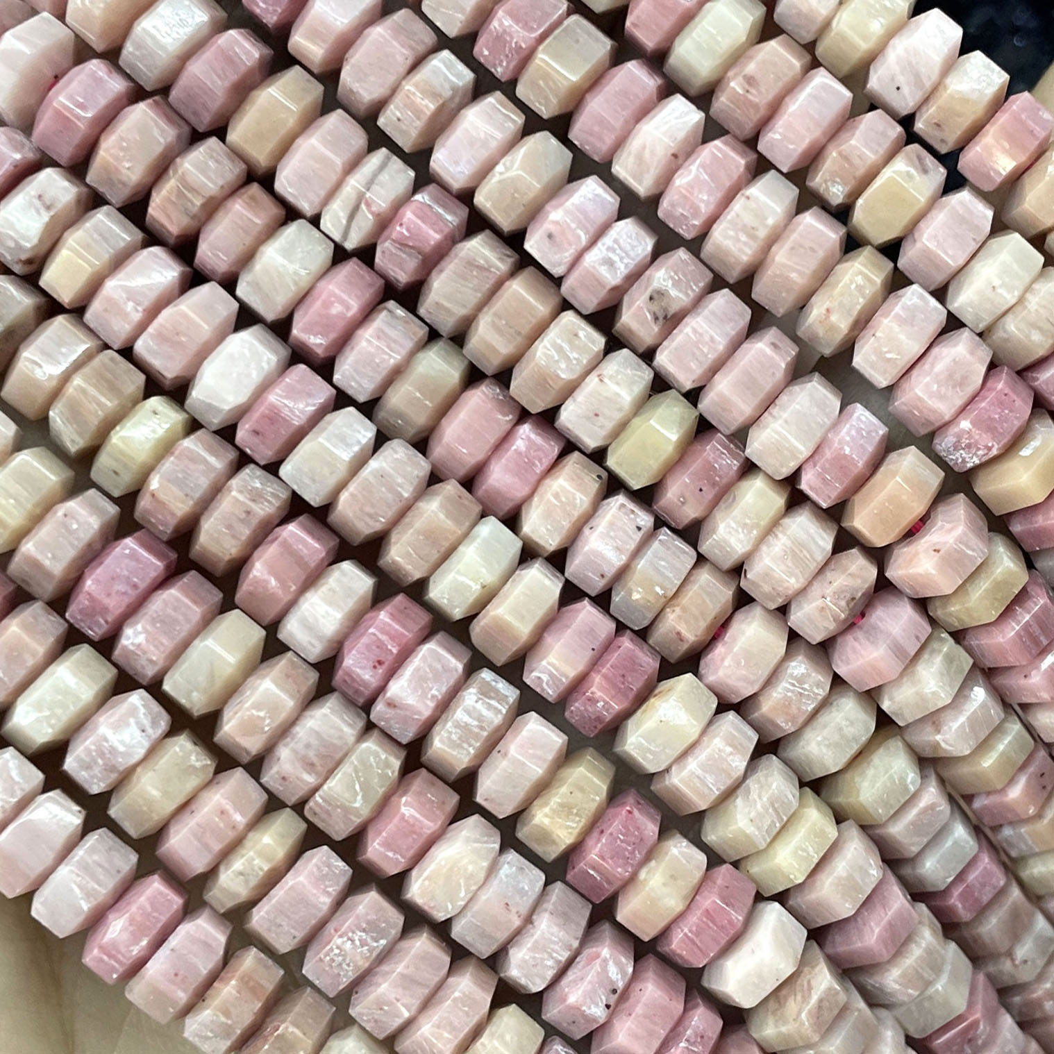 Natural Stone Faceted Flat Ron - Jewelry Making Amazon ulasan dan harga