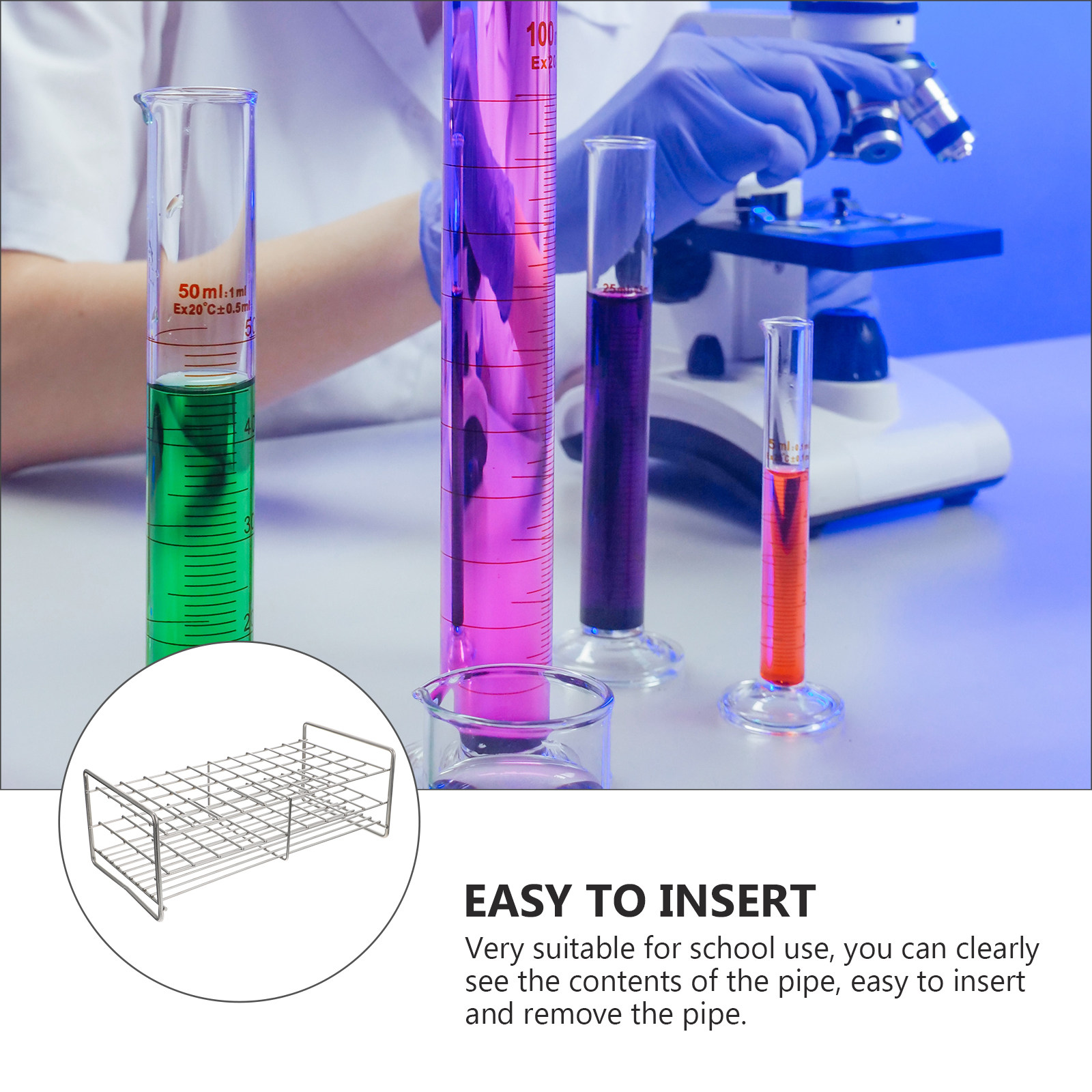 1pc 50 Holes Square Test Tube  - Jewelry Making ulasan dan harga