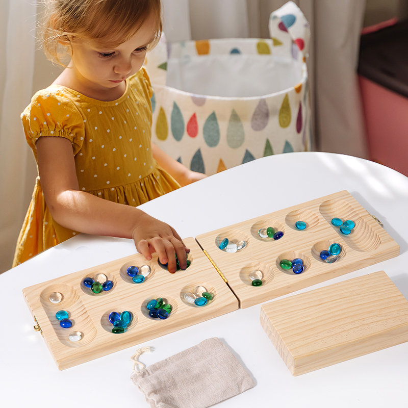 Mancala Board Game Set Family  - Jewelry Making Board ulasan dan harga