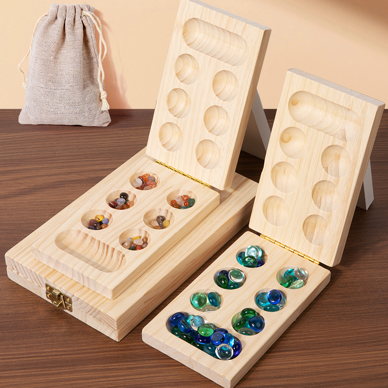 Mancala Board Game Set Family  - Jewelry Making Board ulasan dan harga