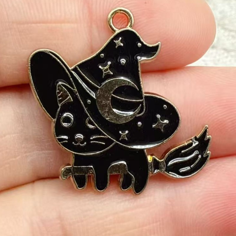 10pcs Original Alloy Enamel Bl - Jewelry Making ulasan dan harga