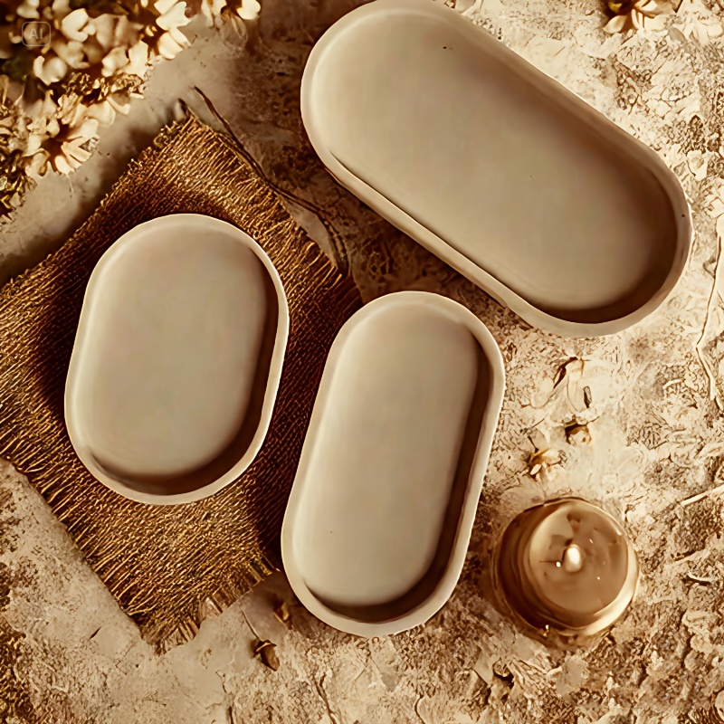 Oval silicone mold for concret - Jewelry Making Board ulasan dan harga