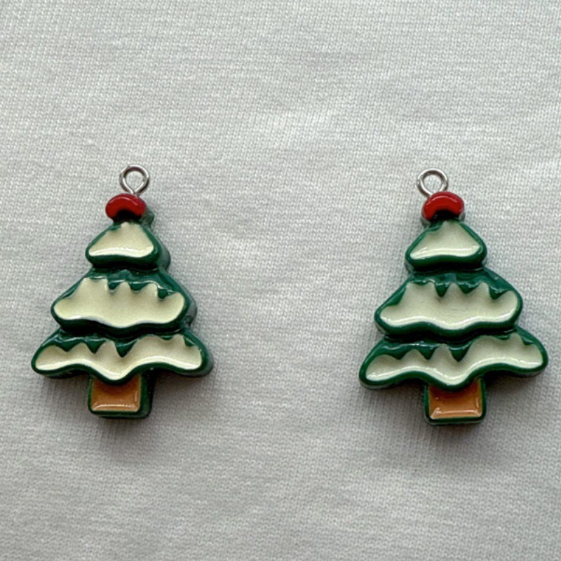 10pcs Christmas Cartoon Series - Jewelry Making ulasan dan harga