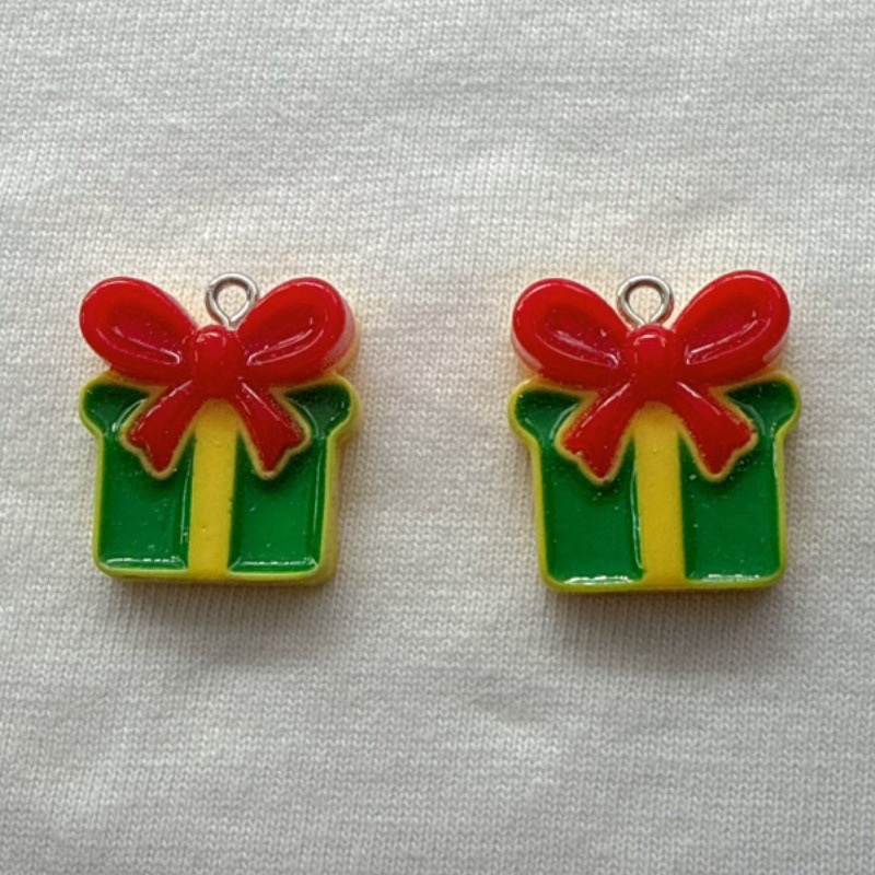 10pcs Christmas Cartoon Series - Jewelry Making ulasan dan harga
