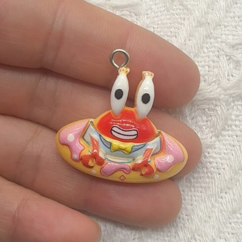 10pcs cartoon resin pendant, D - Jewelry Making ulasan dan harga