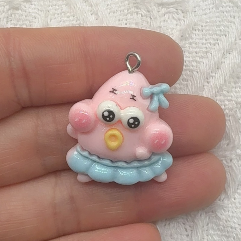 10pcs cartoon resin pendant, D - Jewelry Making ulasan dan harga