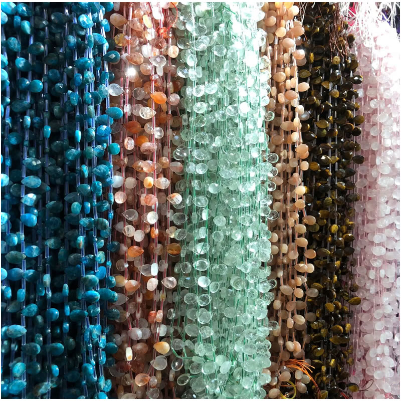 Faceted Natural 8x12mm Labrado - Jewelry Making Amazon ulasan dan harga