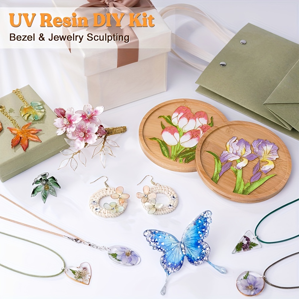 40/100/200g UV Dip Resin Glue  - Jewelry Making At Home ulasan dan harga