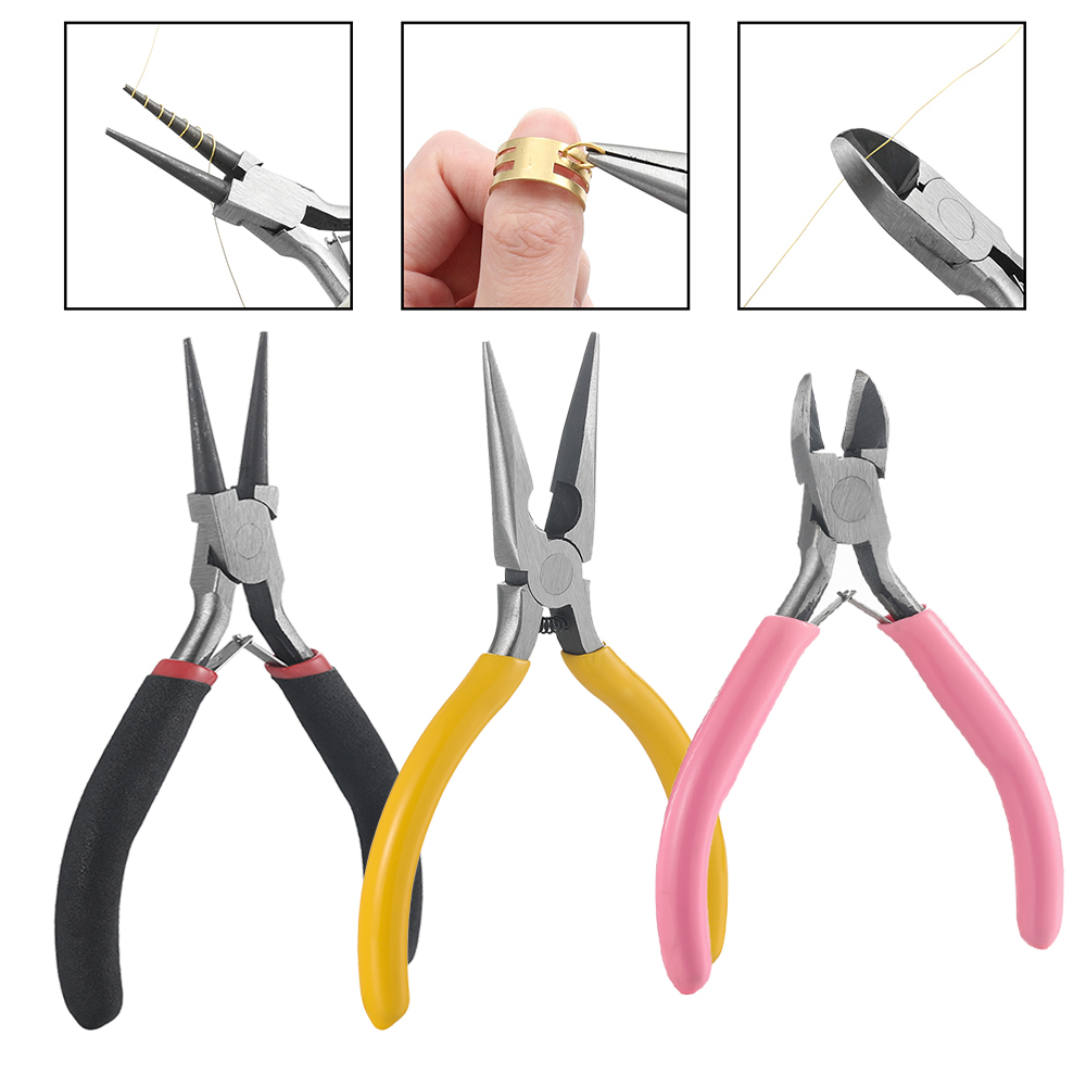 3pcs/Set 3 Styles Jewelry Plie - Jewelry Making Pliers ulasan dan harga