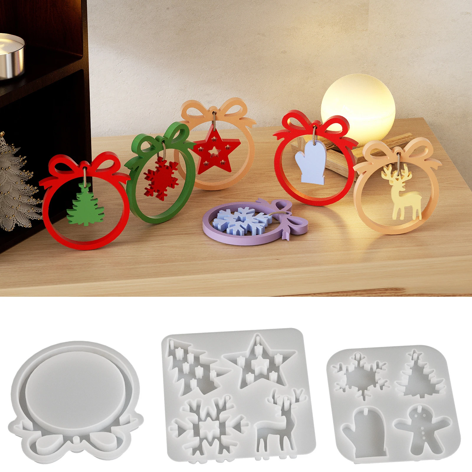 Christmas Series Pendant Silic - Jewelry Making Gloves ulasan dan harga
